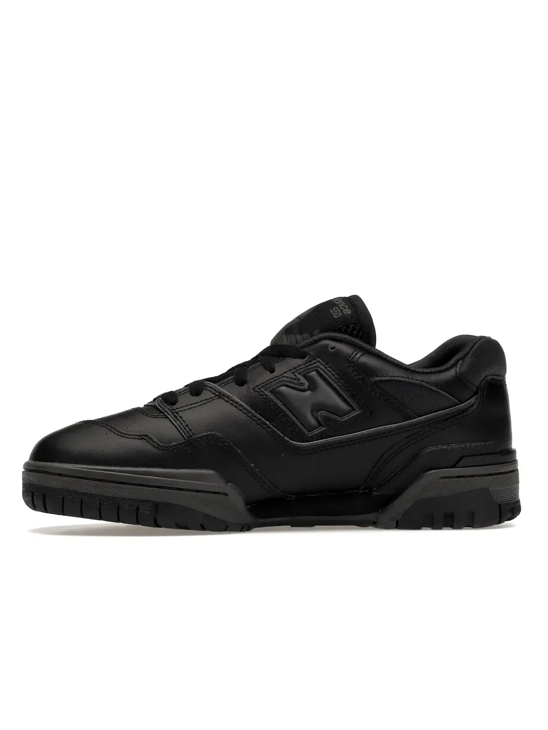 Мужские кроссовки с гладким верхом New Balance 550 — изображение 3 из 4, черный/черный/черный