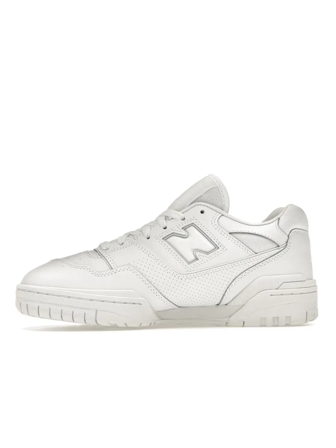 Мужские кроссовки с кожаным верхом New Balance 550 — изображение 3 из 4, белый/белый