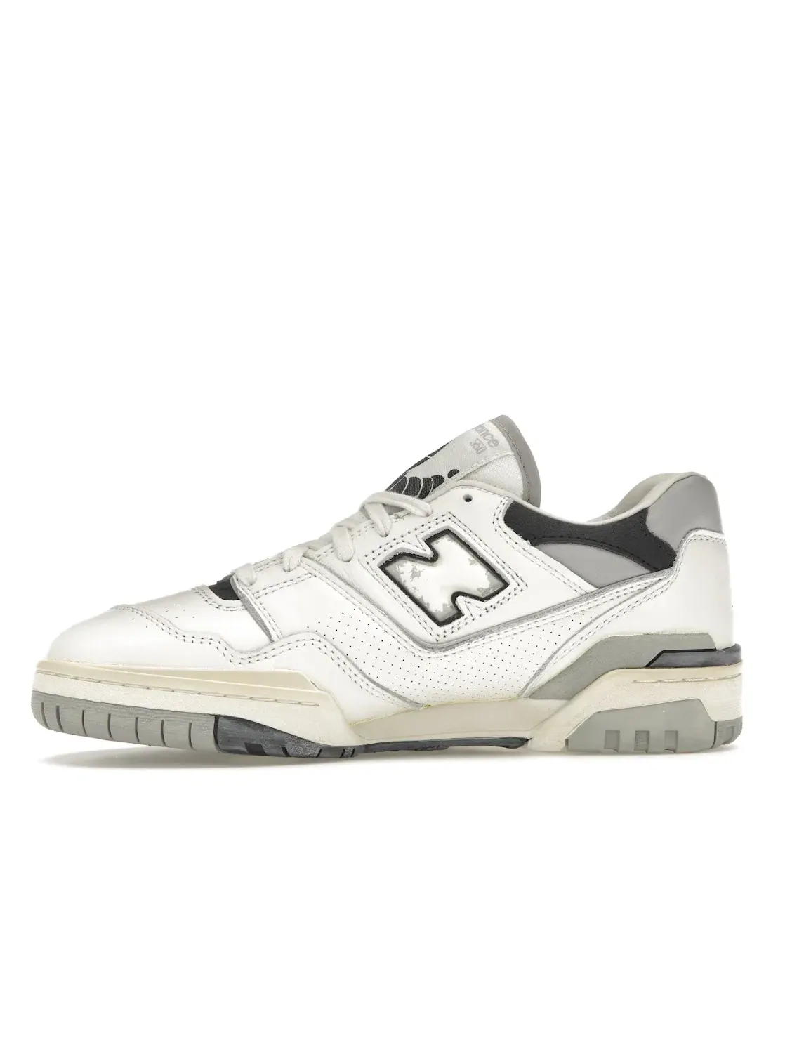 Мужские кроссовки с текстурированным верхом New Balance 550 — изображение 3 из 4, черный