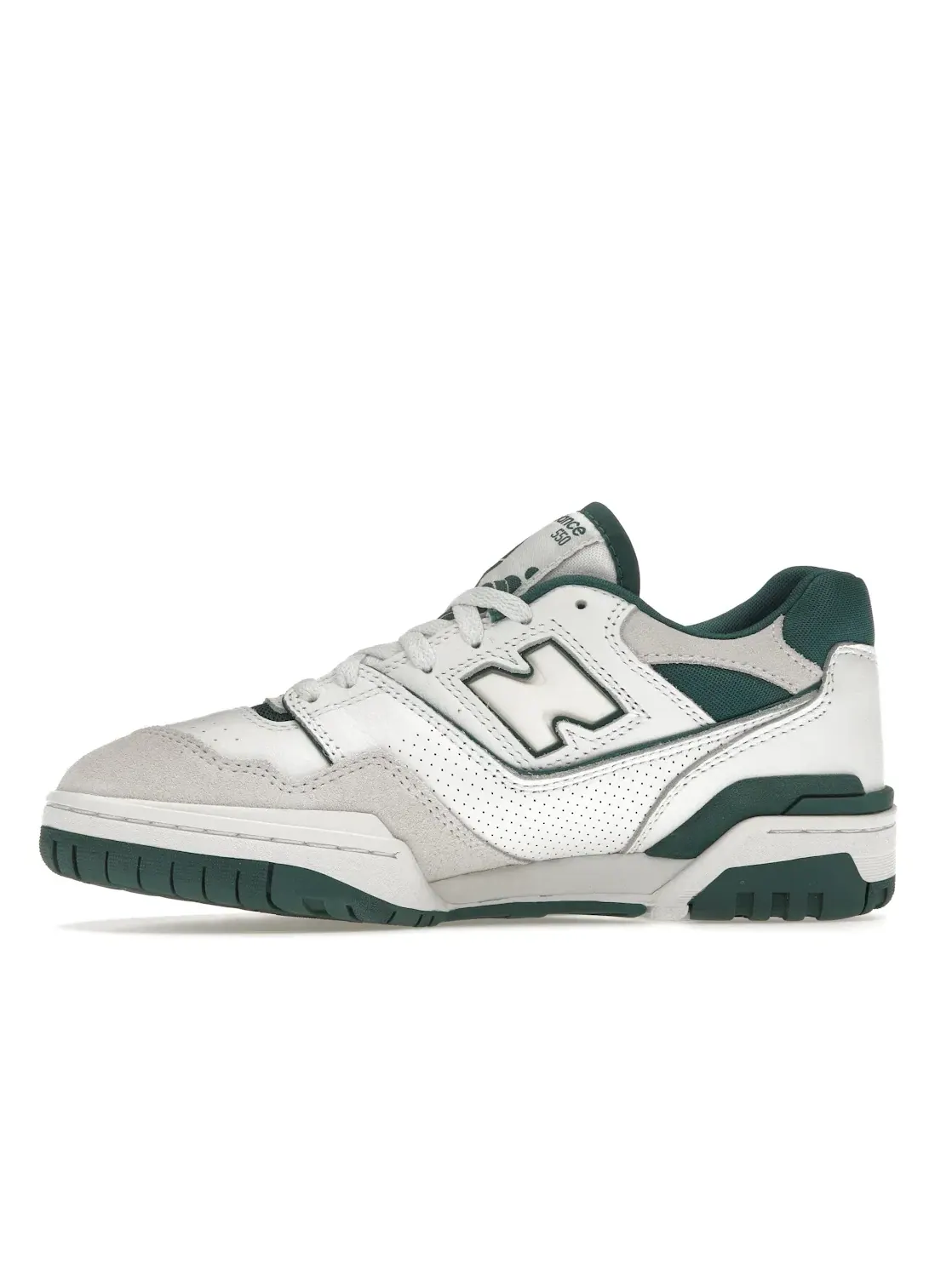 Мужские кроссовки кожаные с замшевыми вставками New Balance 550 — изображение 3 из 4, белый/винтажный