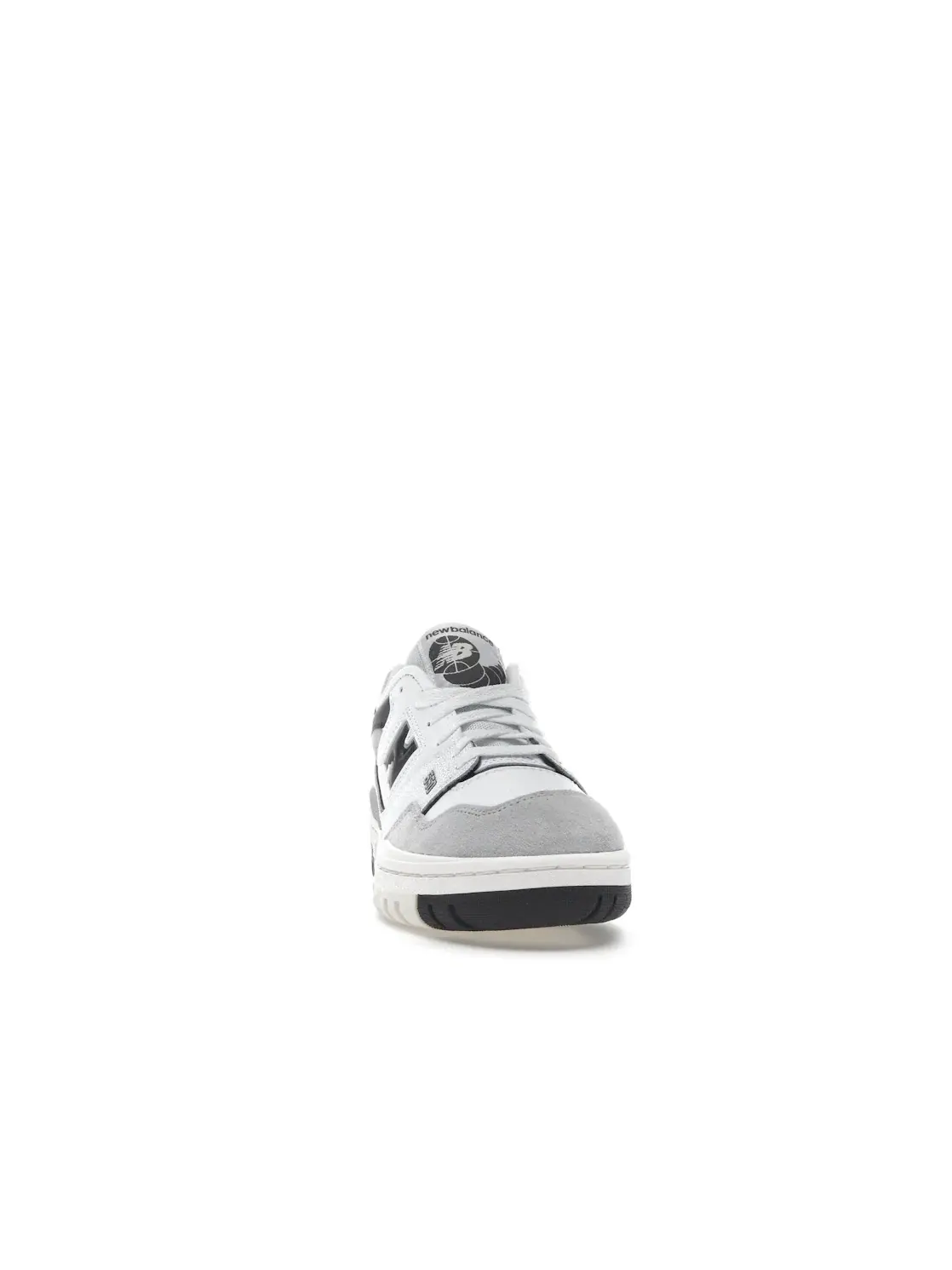 Детские кроссовки для мальчиков и девочек с длинным язычком New Balance 550 — изображение 2 из 4, белый/черный