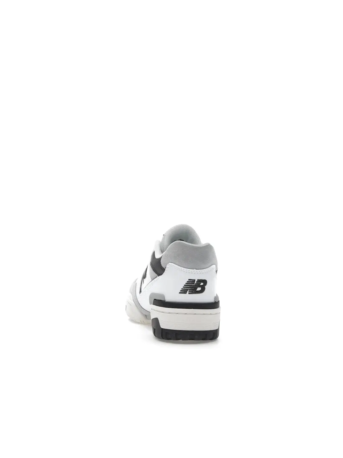 Детские кроссовки для мальчиков и девочек с длинным язычком New Balance 550 — изображение 4 из 4, белый/черный