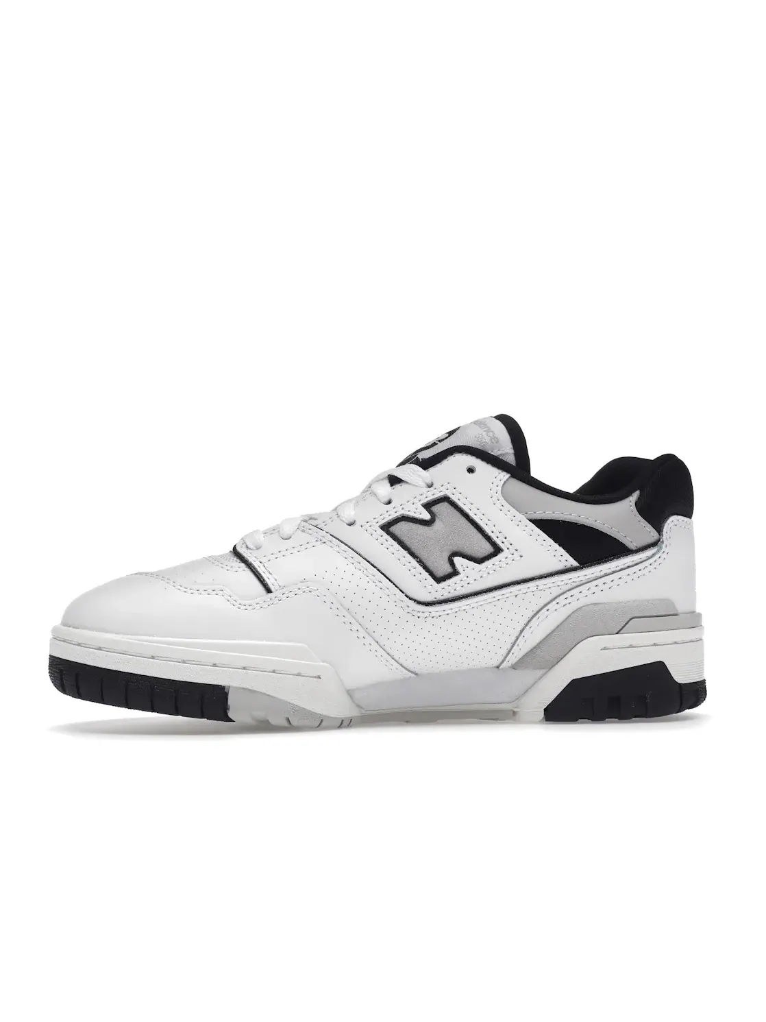 Женские кроссовки с перфорированной кожи New Balance 550 — изображение 3 из 4, белый/черный/серый