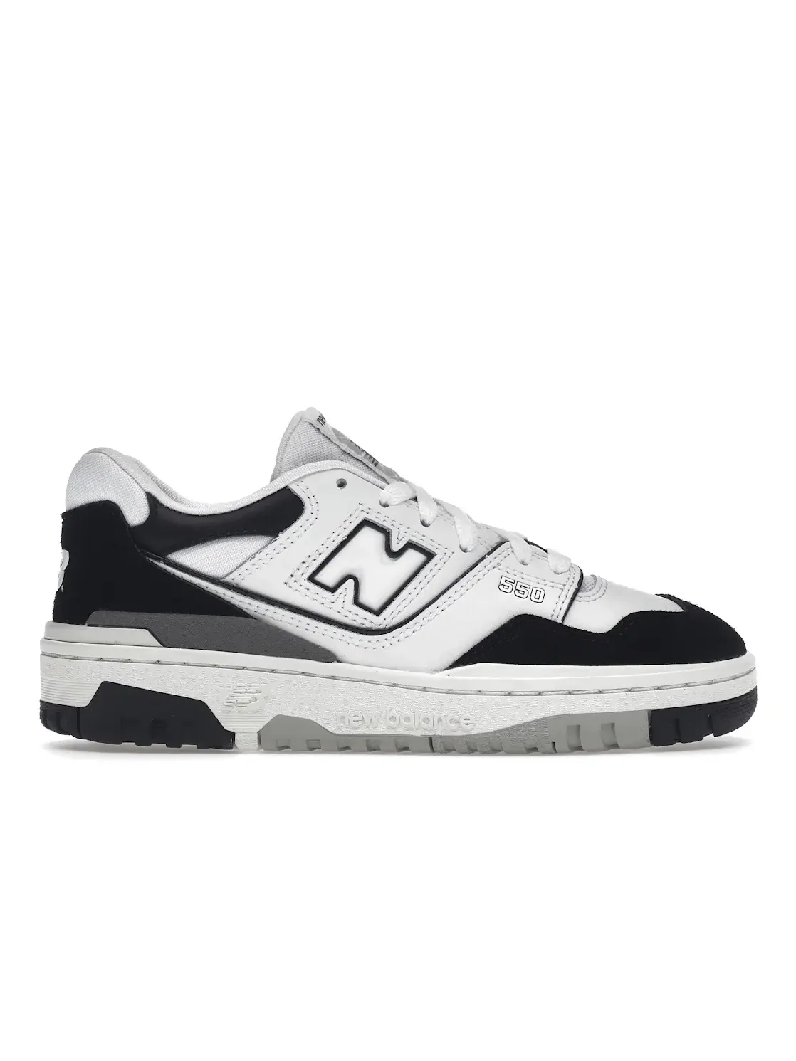 Детские кроссовки lifestyle с двухцветным верхом New Balance 550 — изображение 1 из 4, белый/черный