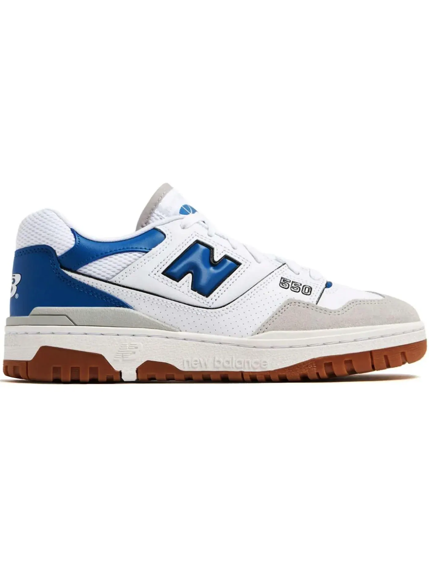 Мужские кроссовки Lifestyle New Balance 550 — изображение 1 из 1, белый/синий