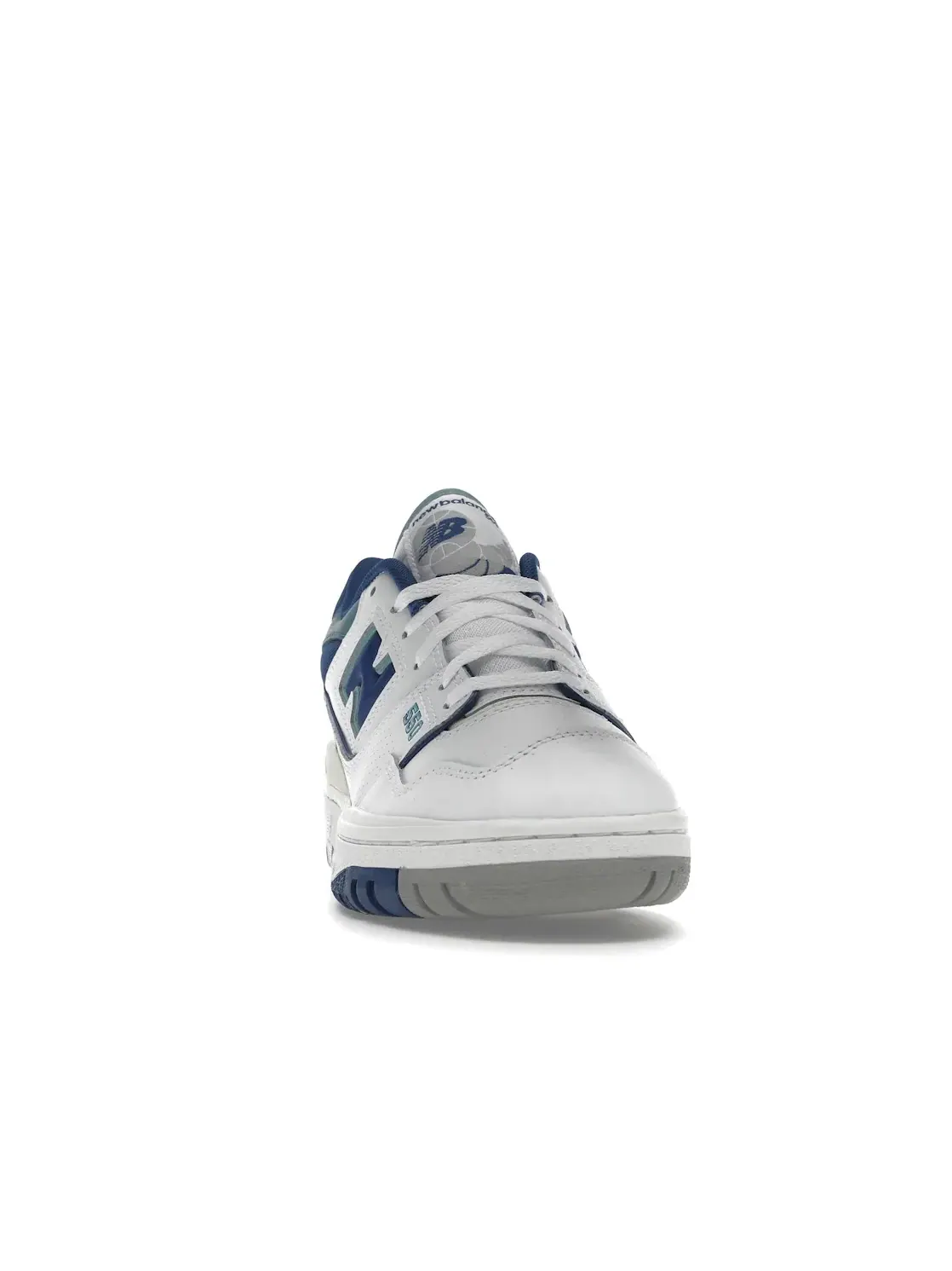 Мужские кроссовки с низким верхом New Balance 550 — изображение 2 из 4, белый/синий