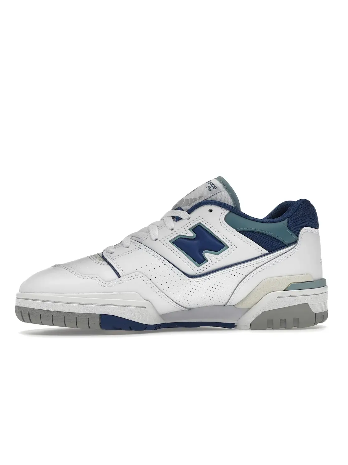Мужские кроссовки с низким верхом New Balance 550 — изображение 3 из 4, белый/синий
