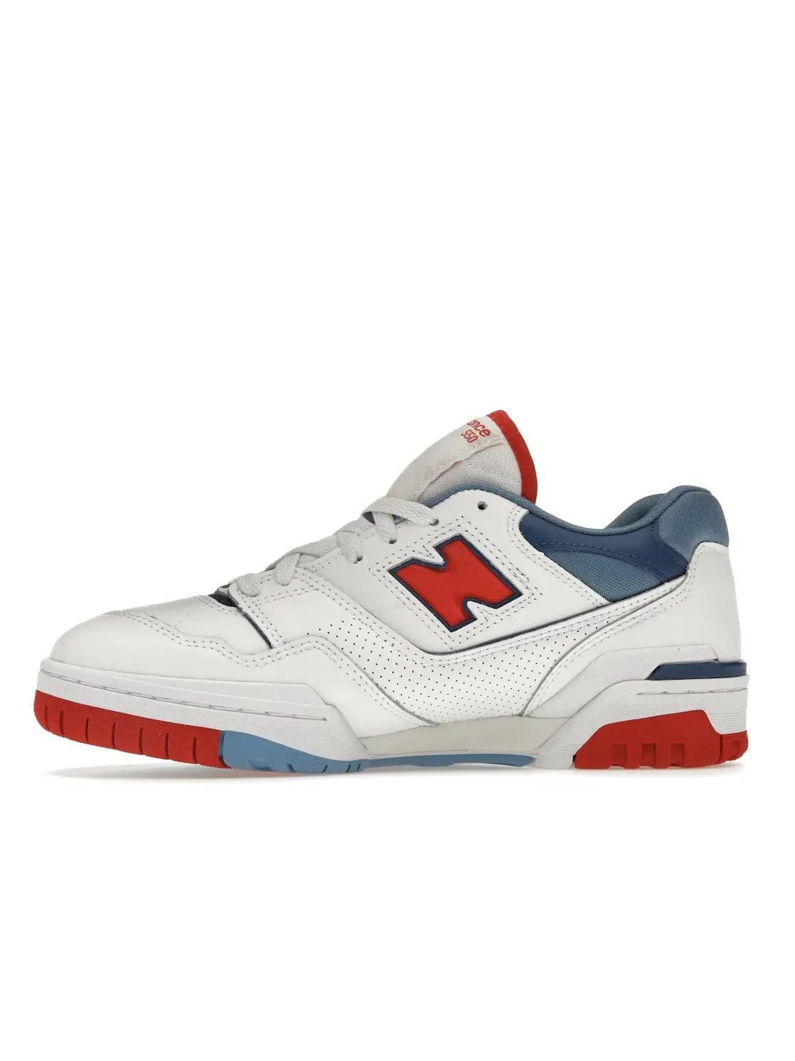 Мужские кроссовки lifestyle New Balance 550 — изображение 3 из 4, белый красный синий