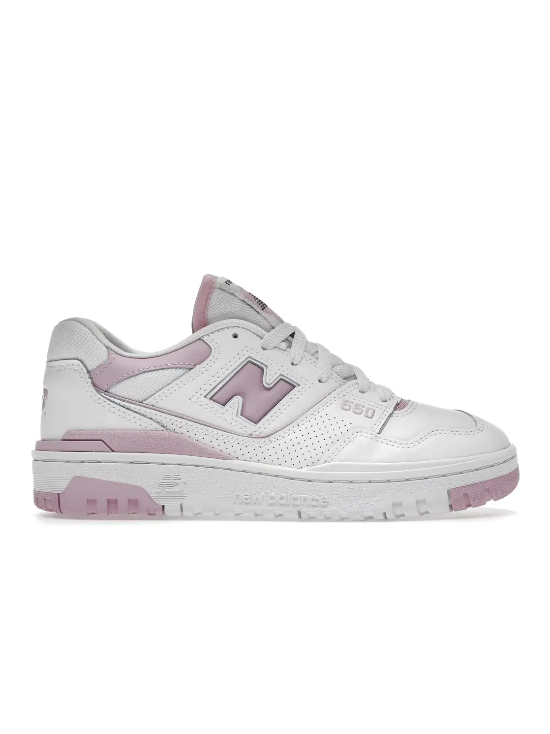 Женские кроссовки с цветными акцентами New Balance 550 — изображение 1 из 4, белый