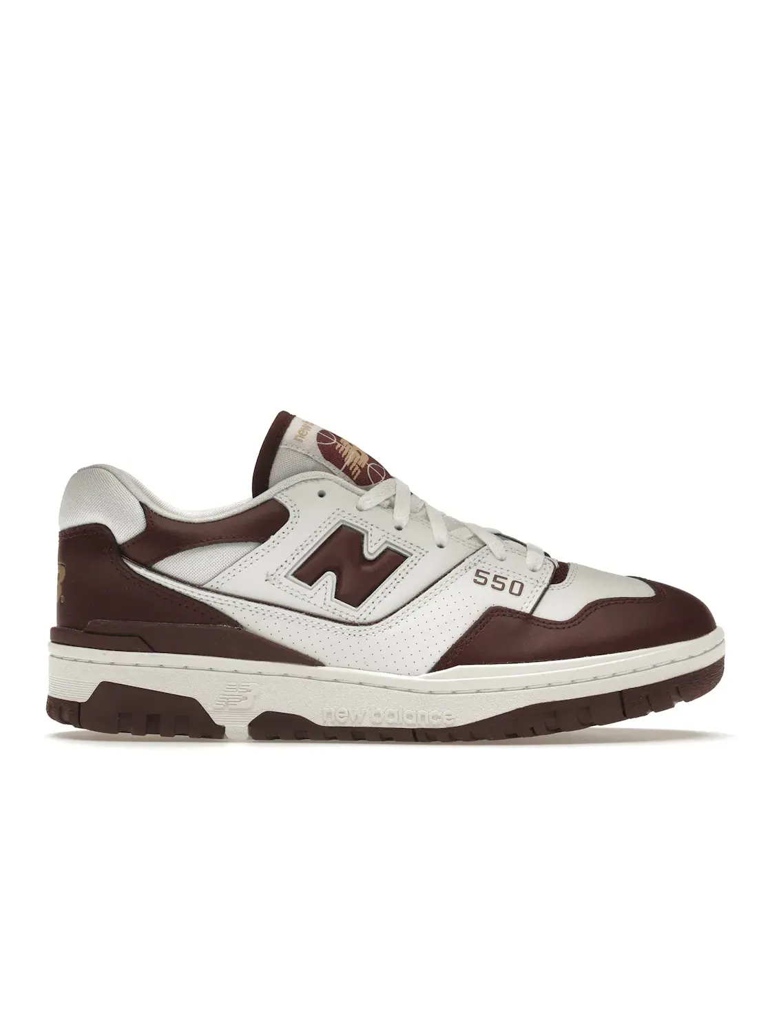 Мужские кроссовки Lifestyle New Balance 550 — изображение 1 из 4, белый/бордовый