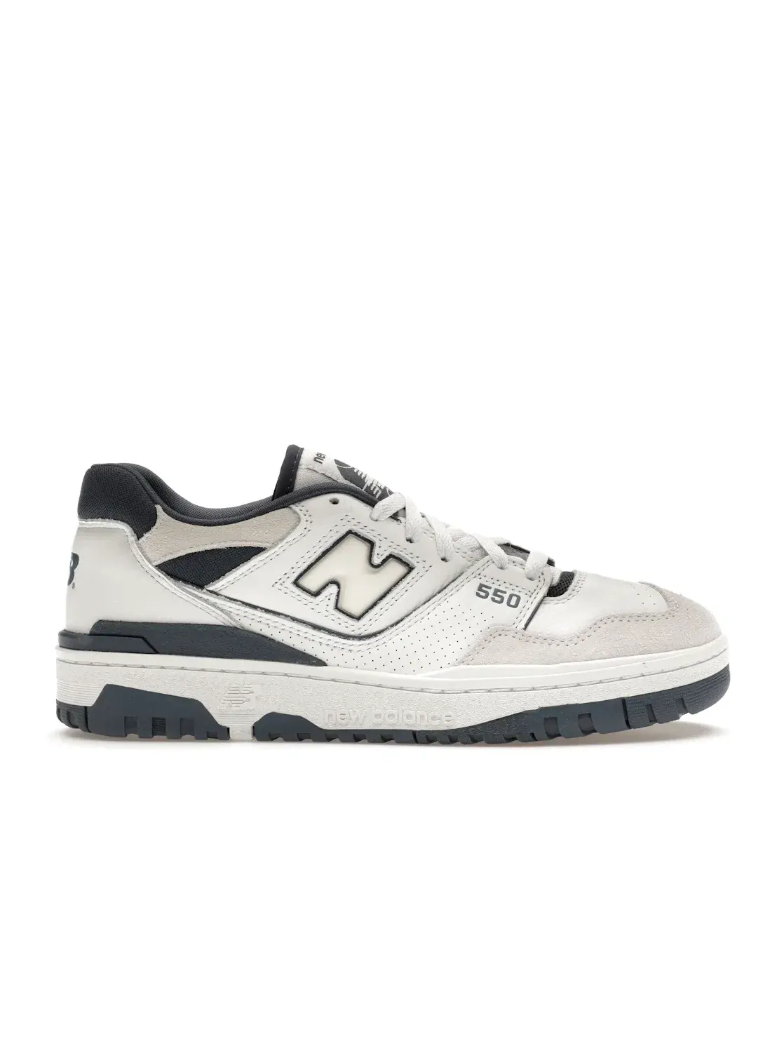 Мужские кроссовки с ретро-дизайном New Balance 550 — изображение 1 из 4, белый/синий