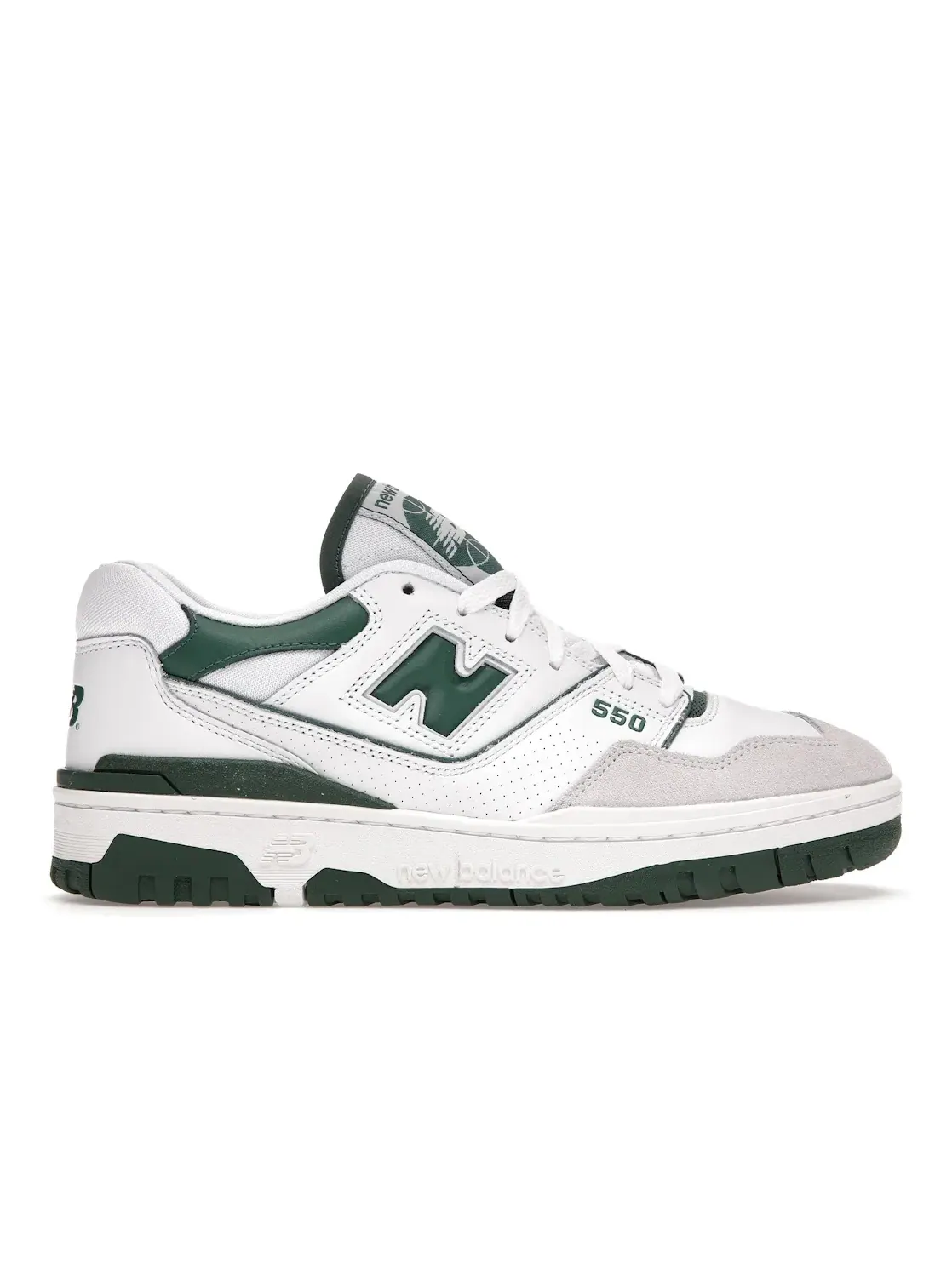 Мужские кроссовки Lifestyle New Balance 550 — изображение 1 из 4, белый/зеленый