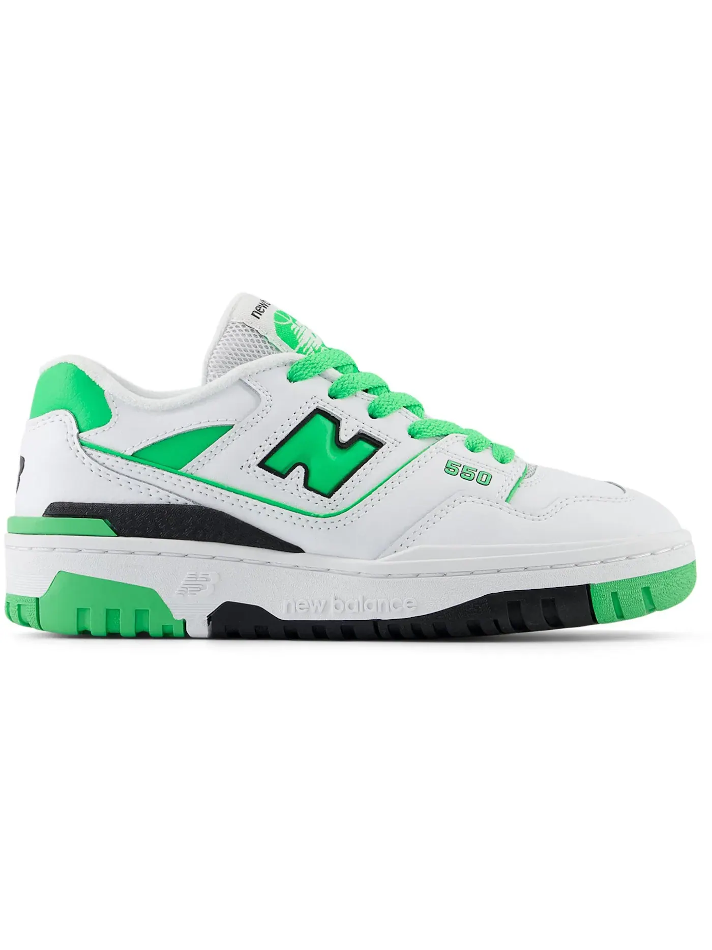 Детские кроссовки Lifestyle New Balance 550 — изображение 1 из 1, белый/зеленый