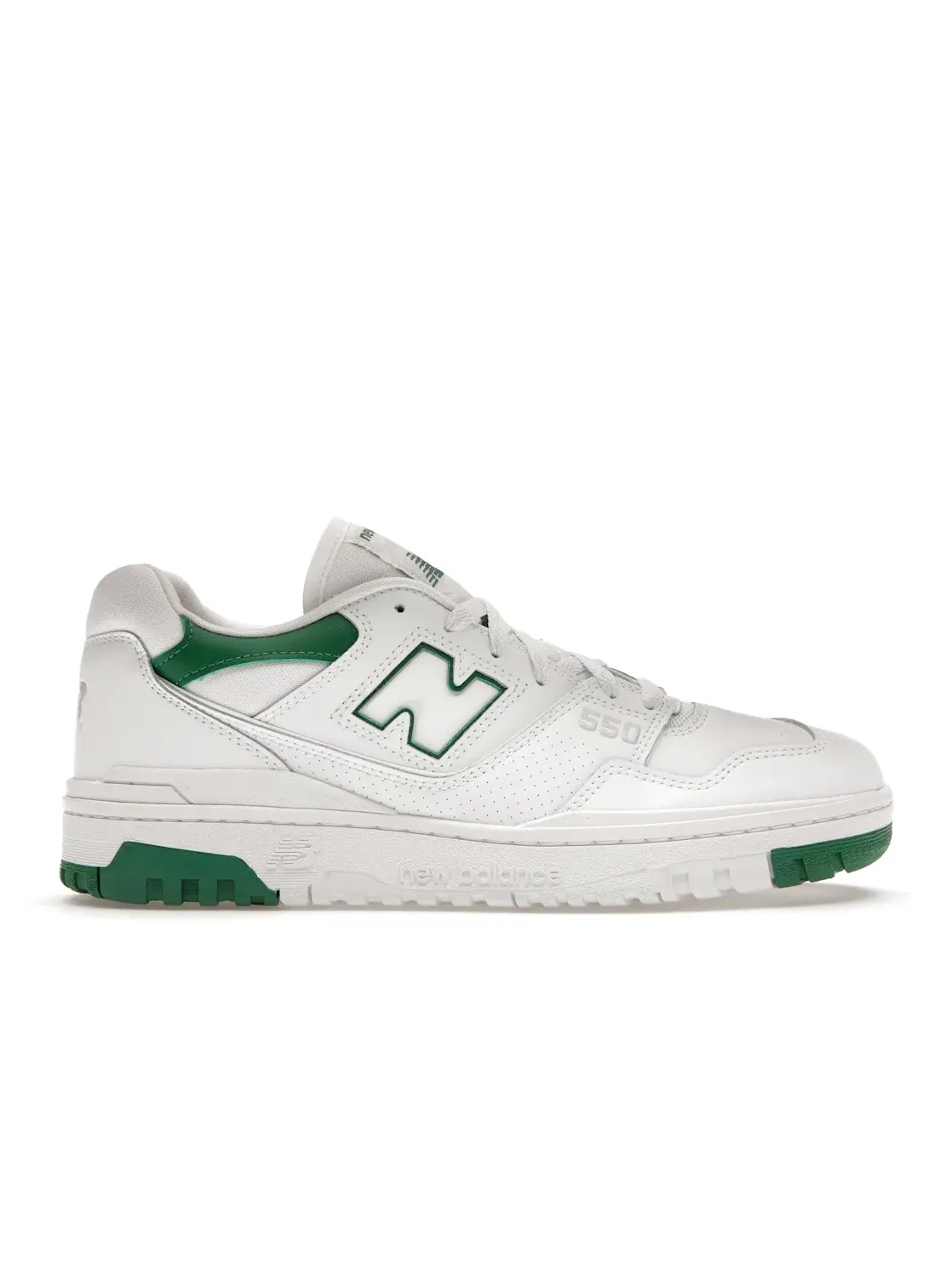 Мужские кроссовки с перфорацией New Balance 550 — изображение 1 из 4, белый/классический