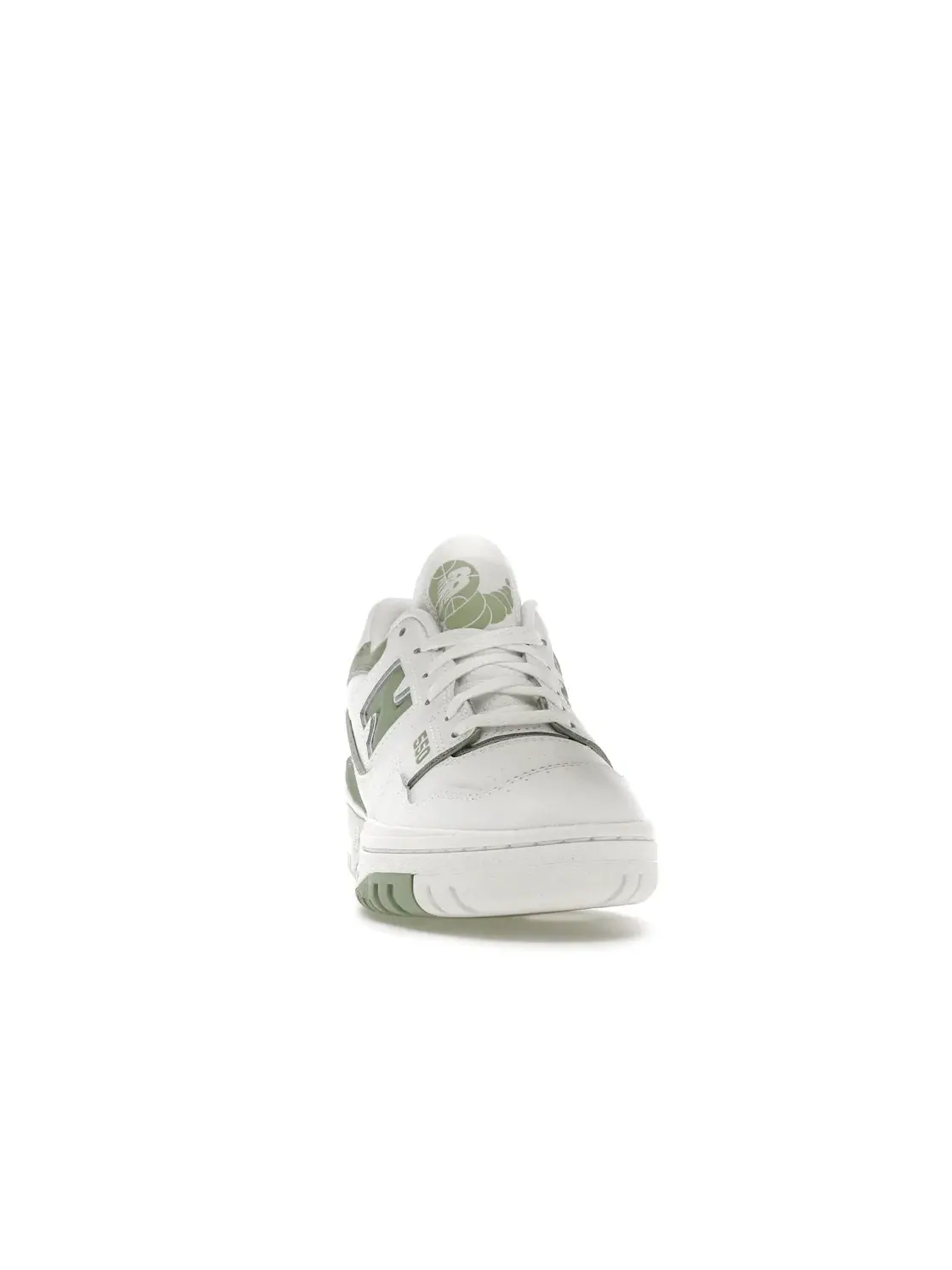 Мужские кроссовки с низким верхом New Balance 550 — изображение 2 из 4, белый зеленый