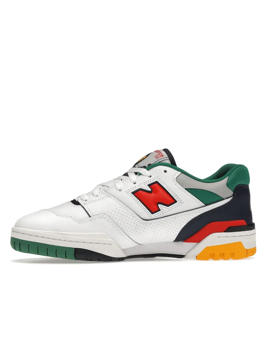Мужские кроссовки с разноцветными деталями New Balance 550 — изображение 3 из 4, белый/мульти