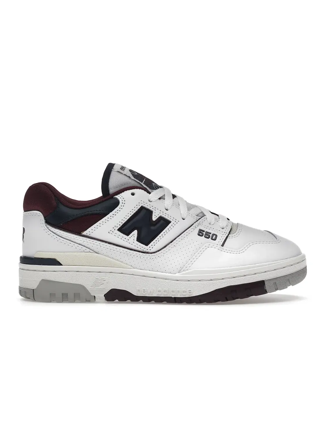 Кроссовки lifestyle белые с сочетанием цветов New Balance 550 — изображение 1 из 4