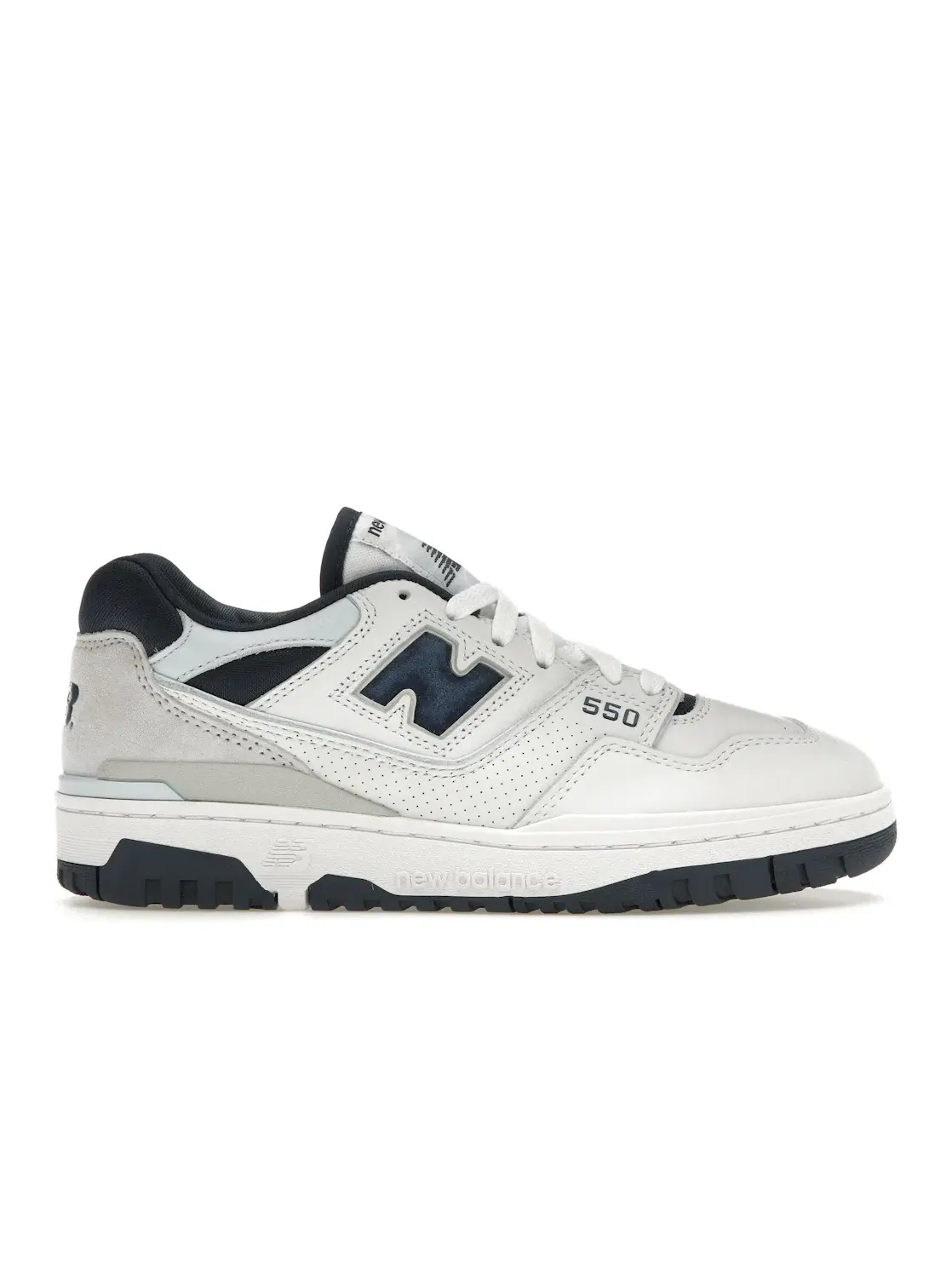 Мужские кроссовки Lifestyle New Balance 550 — изображение 1 из 4, белый/темно-синий/синий