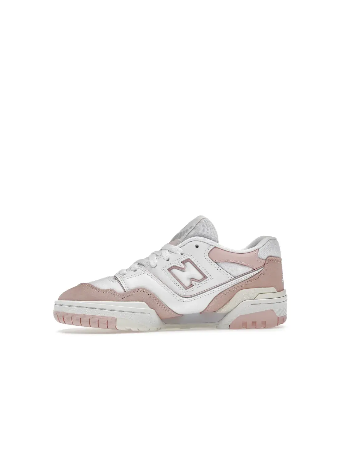 Детские кроссовки с низким вырезом New Balance 550 — изображение 3 из 4, белый розовый песочный