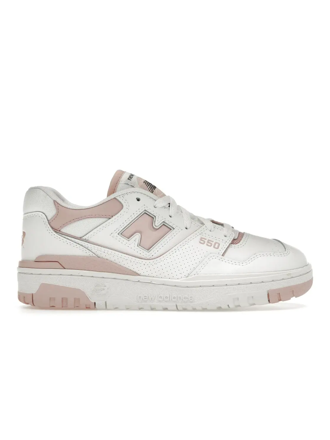 Женские кроссовки Lifestyle New Balance 550 — изображение 1 из 4, белый/розовый песочный