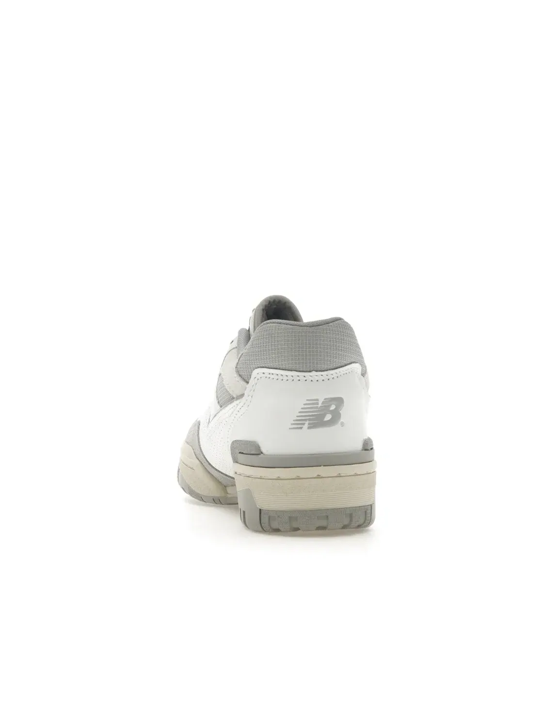 Мужские кроссовки кожаные New Balance 550 — изображение 4 из 4, белый//серый