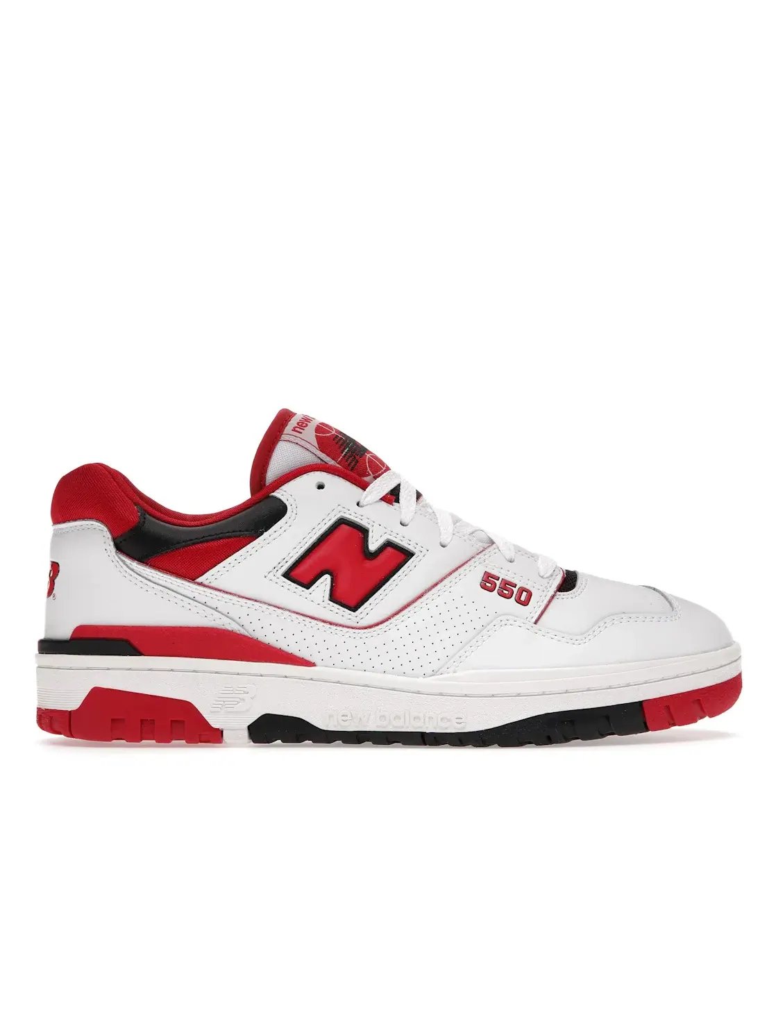 Мужские кроссовки Lifestyle New Balance 550 — изображение 1 из 4, белый/красный