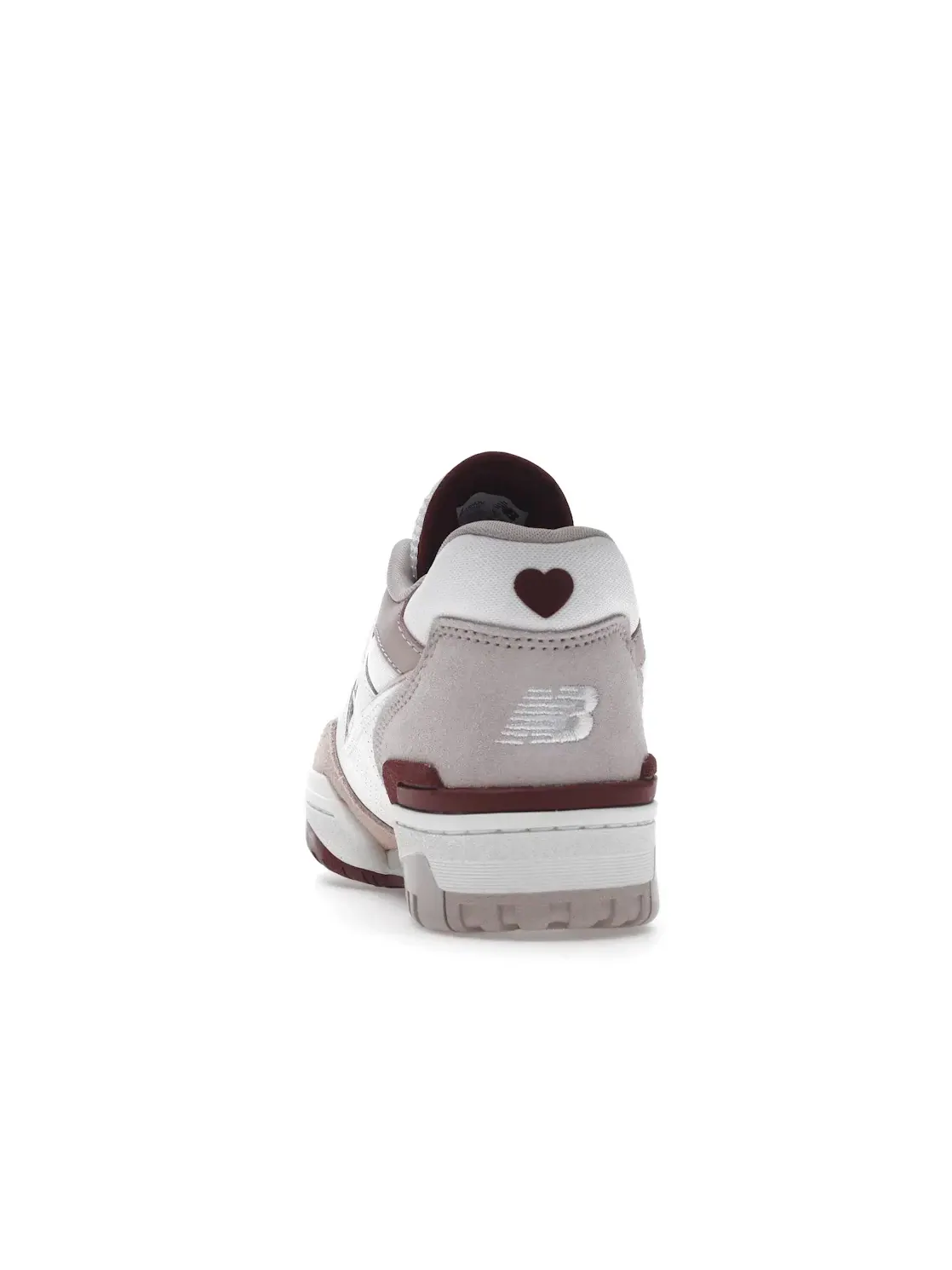 Женские кроссовки с кожаным верхом New Balance 550 — изображение 4 из 4, белый