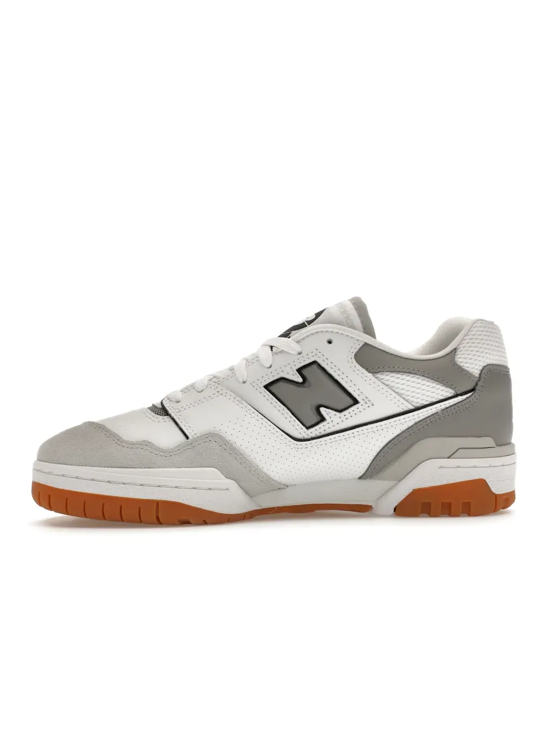 Мужские кроссовки в ретро-стиле New Balance 550 — изображение 3 из 4, белый/серый/серый