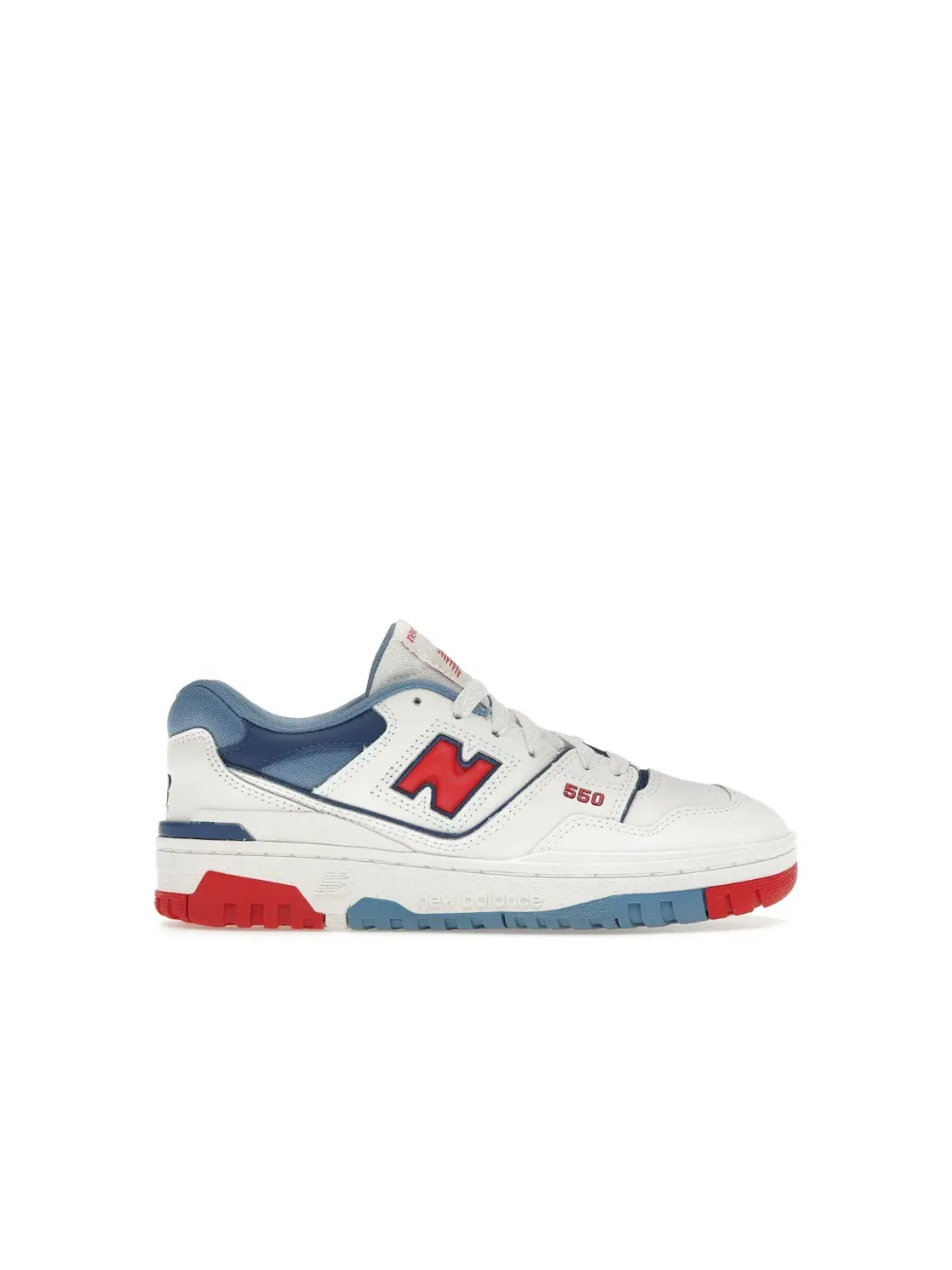 Детские кроссовки Lifestyle New Balance 550 — изображение 1 из 4, белый/красный/синий