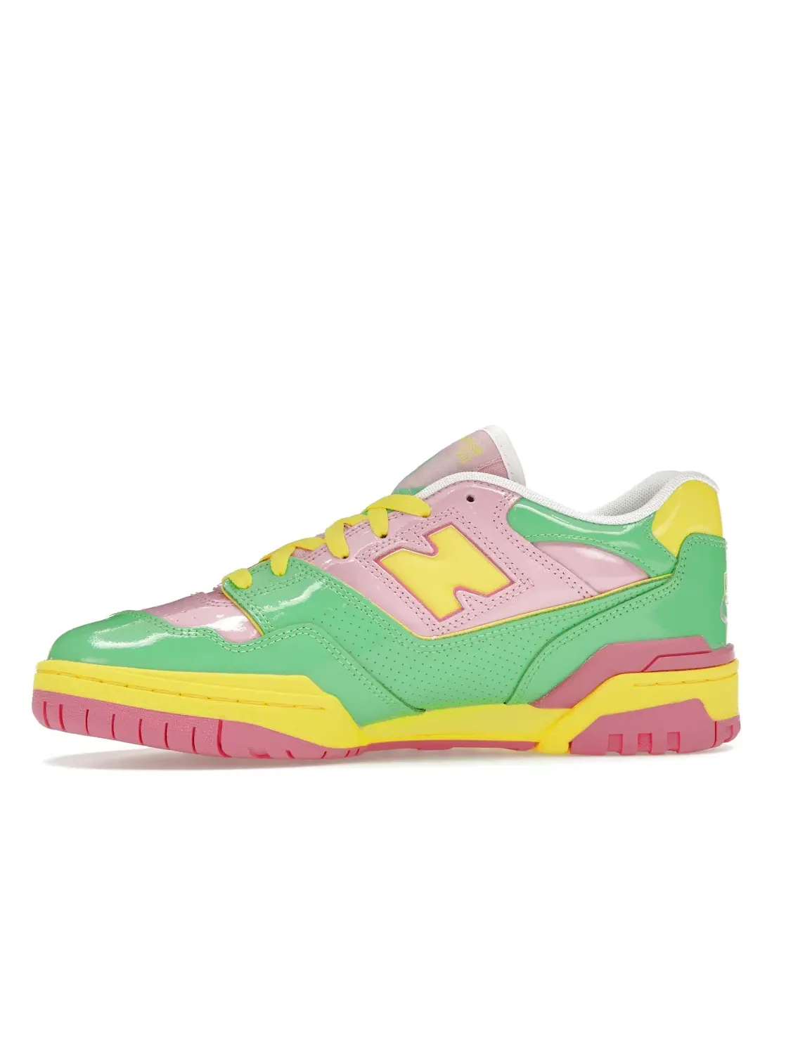 Мужские кроссовки Lifestyle New Balance 550 — изображение 3 из 4, розовый/зеленый/желтый