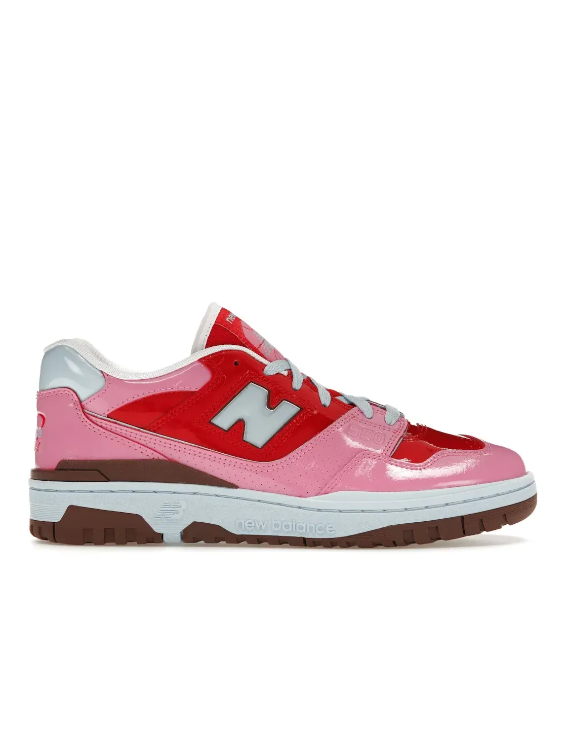 Мужские кроссовки с лакированной кожи New Balance 550 — изображение 1 из 4