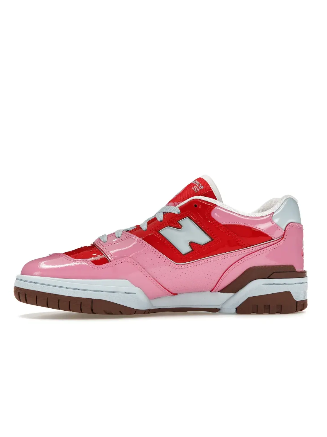 Мужские кроссовки с лакированной кожи New Balance 550 — изображение 3 из 4