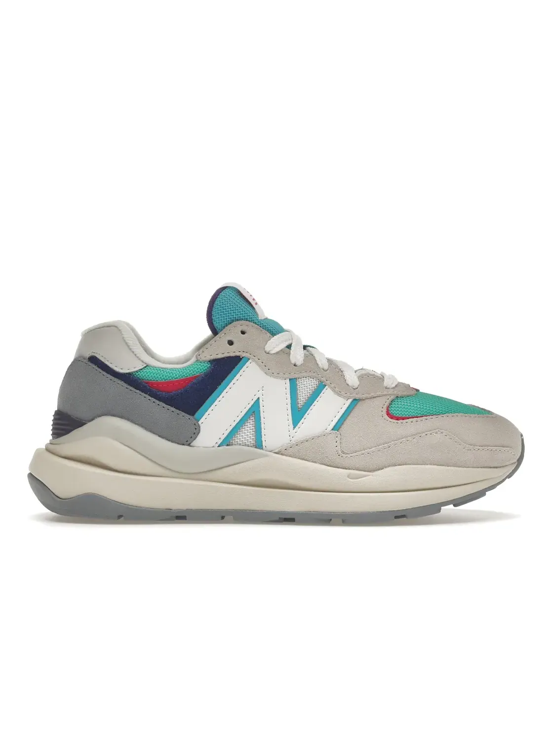 Женские кроссовки с комбинированным верхом New Balance 57/40 — изображение 1 из 4, фиолетовый