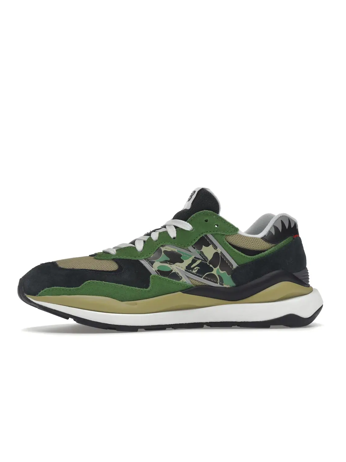 Мужские кроссовки Lifestyle New Balance 57/40 — изображение 3 из 4, зеленый/бежевый/белый