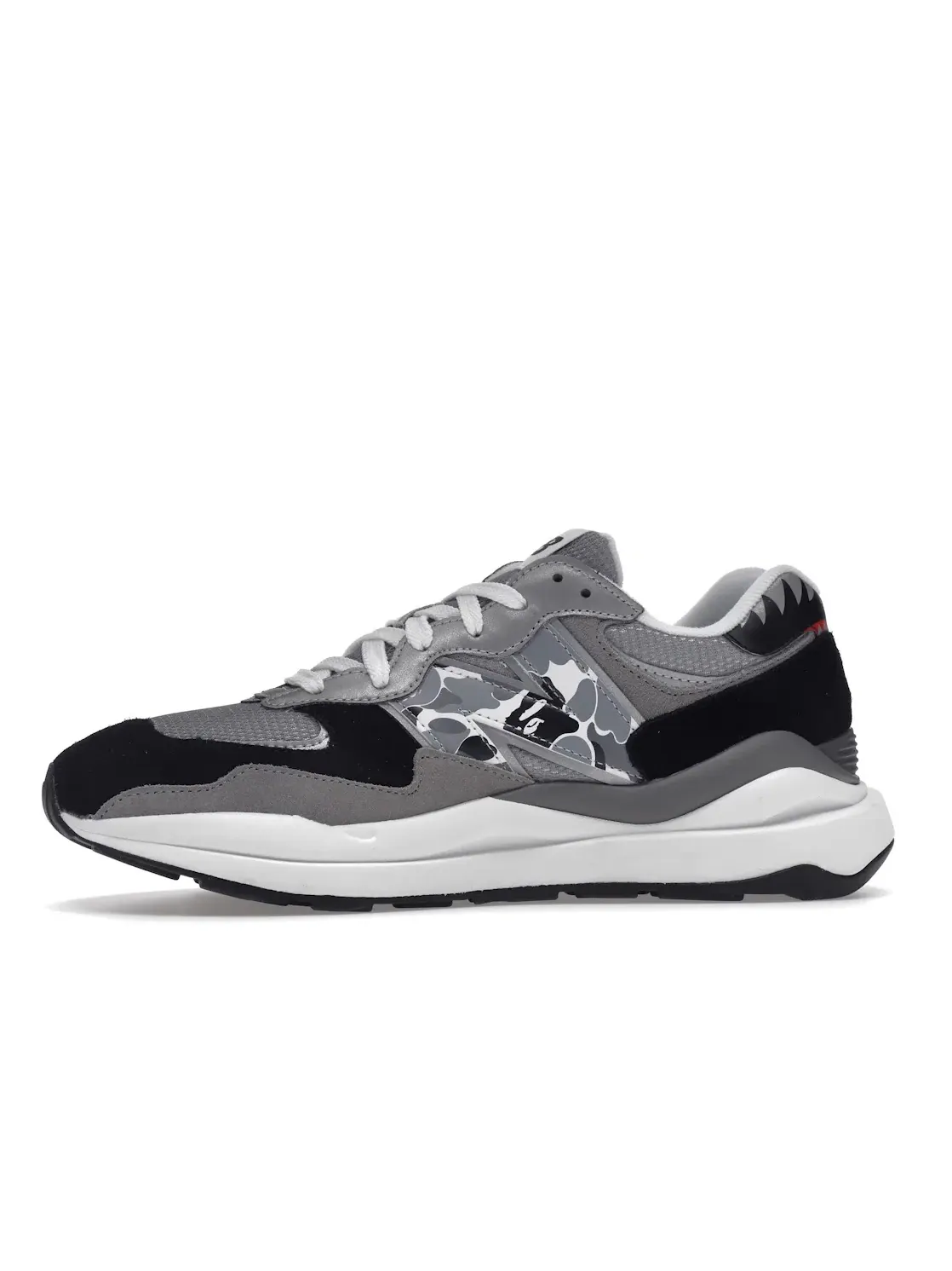 Мужские кроссовки Lifestyle с принтом New Balance 57/40 — изображение 3 из 4, серый/черный/белый