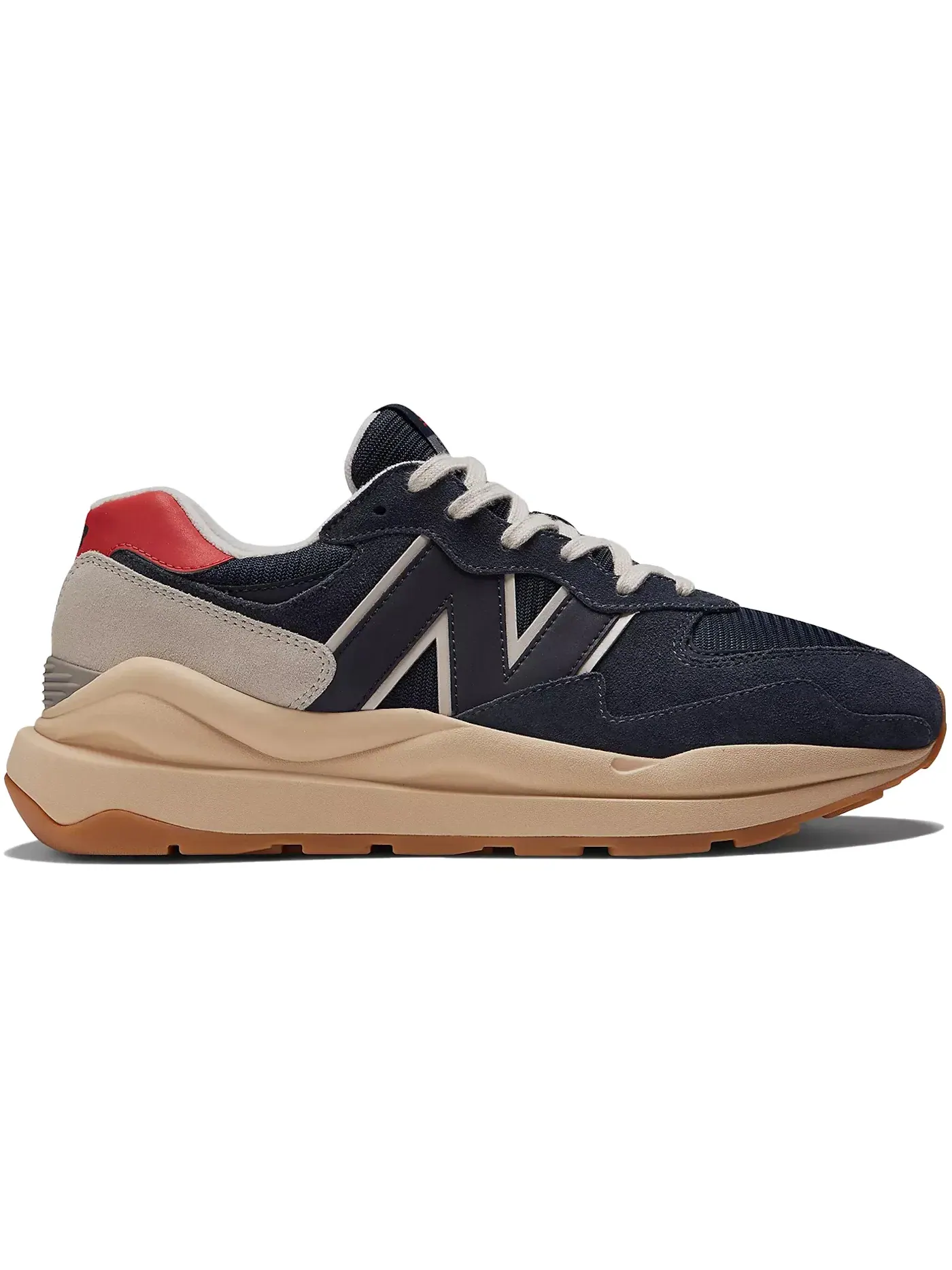 Мужские кроссовки Lifestyle New Balance 57/40 Eclipse, True Red — изображение 1 из 1, морская соль