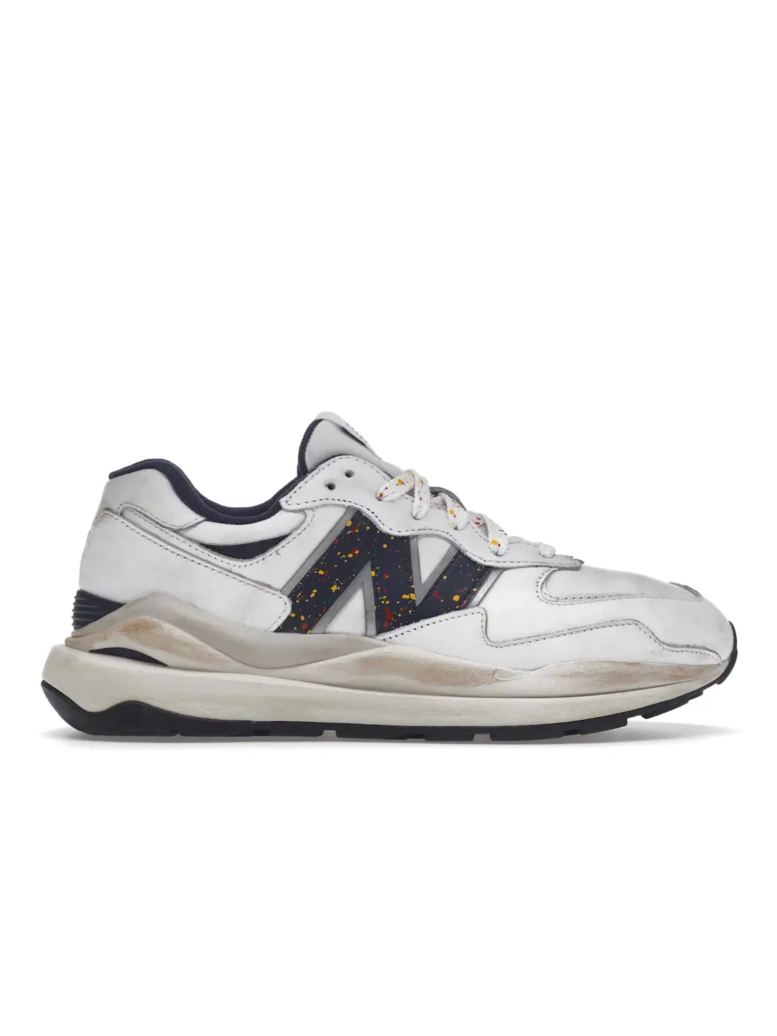 Мужские кроссовки Lifestyle New Balance 57/40 — изображение 1 из 4, белый/натуральный индиго