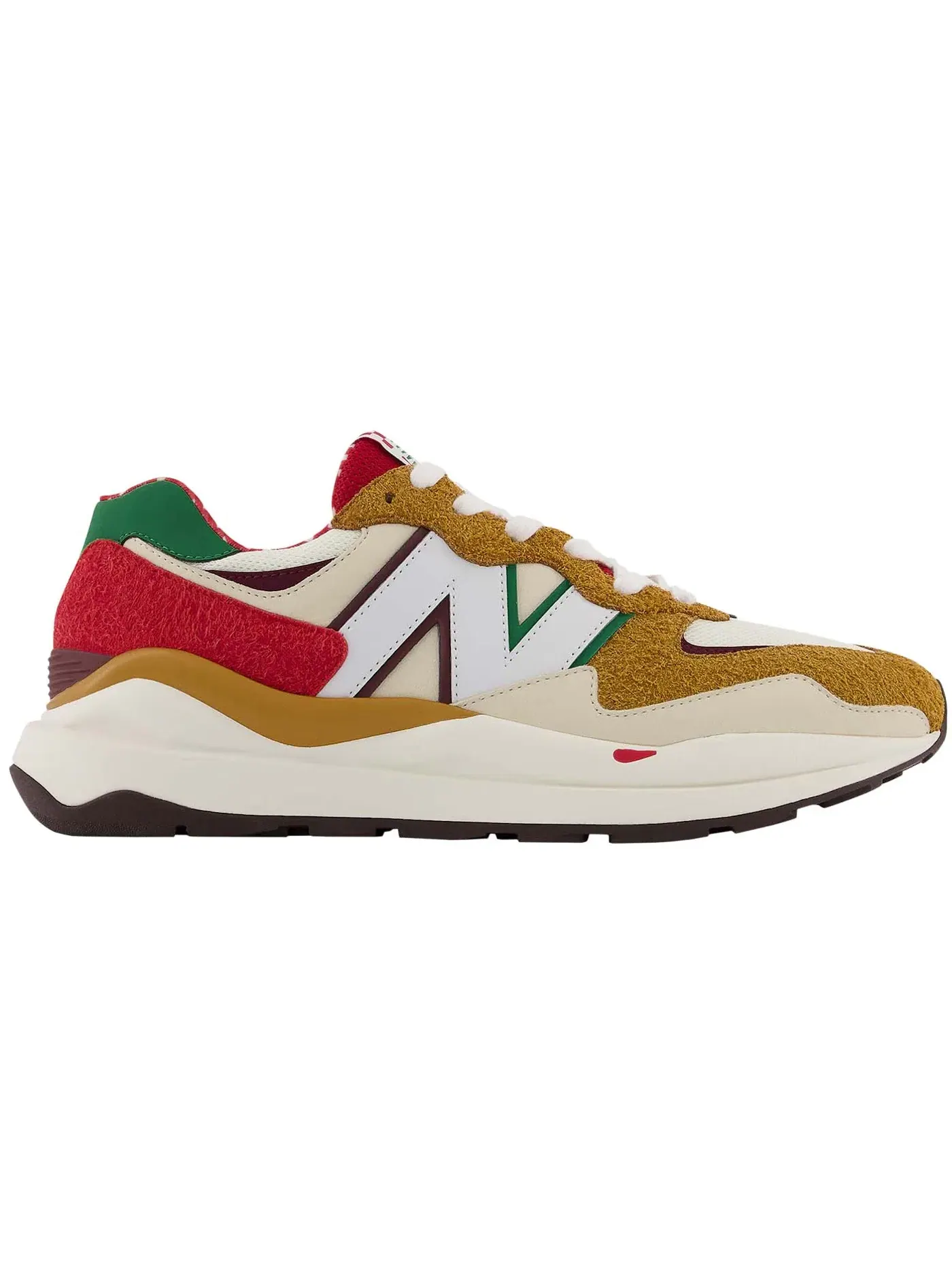 Мужские кроссовки Lifestyle New Balance 57/40 Mache National Pizza Day — изображение 1 из 2, белый/красный/бежевый