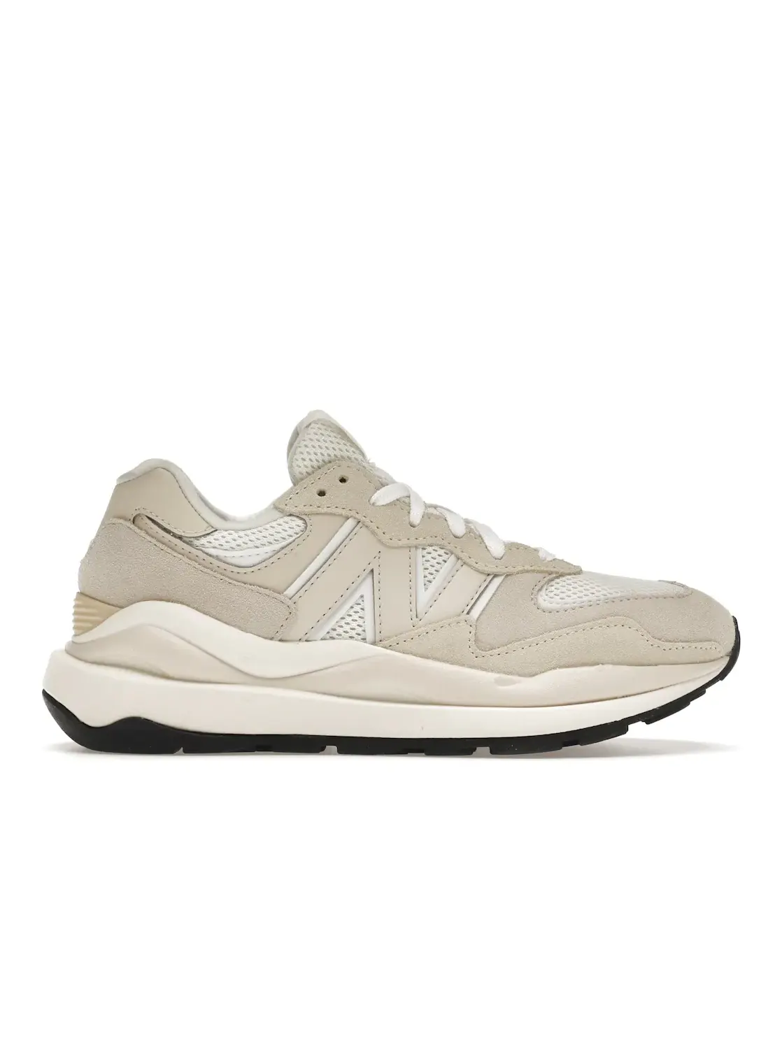 Женские кроссовки с ретро-дизайном New Balance 57/40, Sea Salt Calm Taupe — изображение 1 из 4