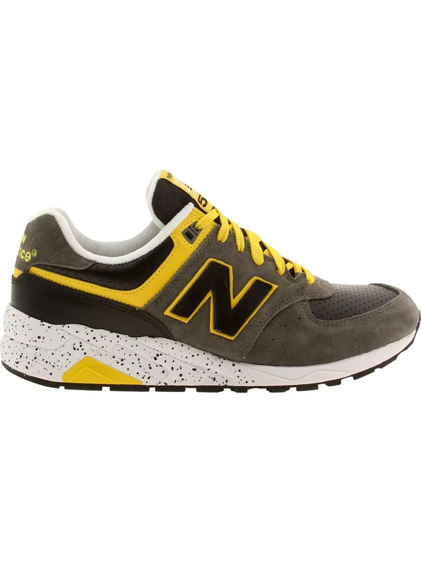 Мужские кроссовки Lifestyle New Balance 572 — изображение 1 из 1, серый/черный-желтый