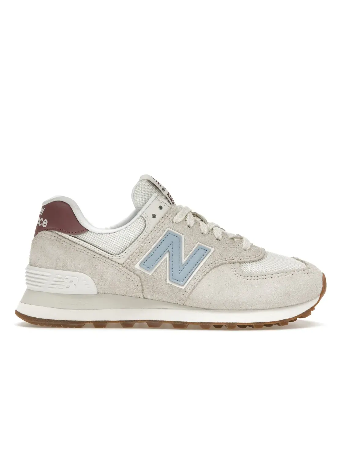 Женские кроссовки Lifestyle New Balance 574 — изображение 1 из 4, бежевый/розовый/синий