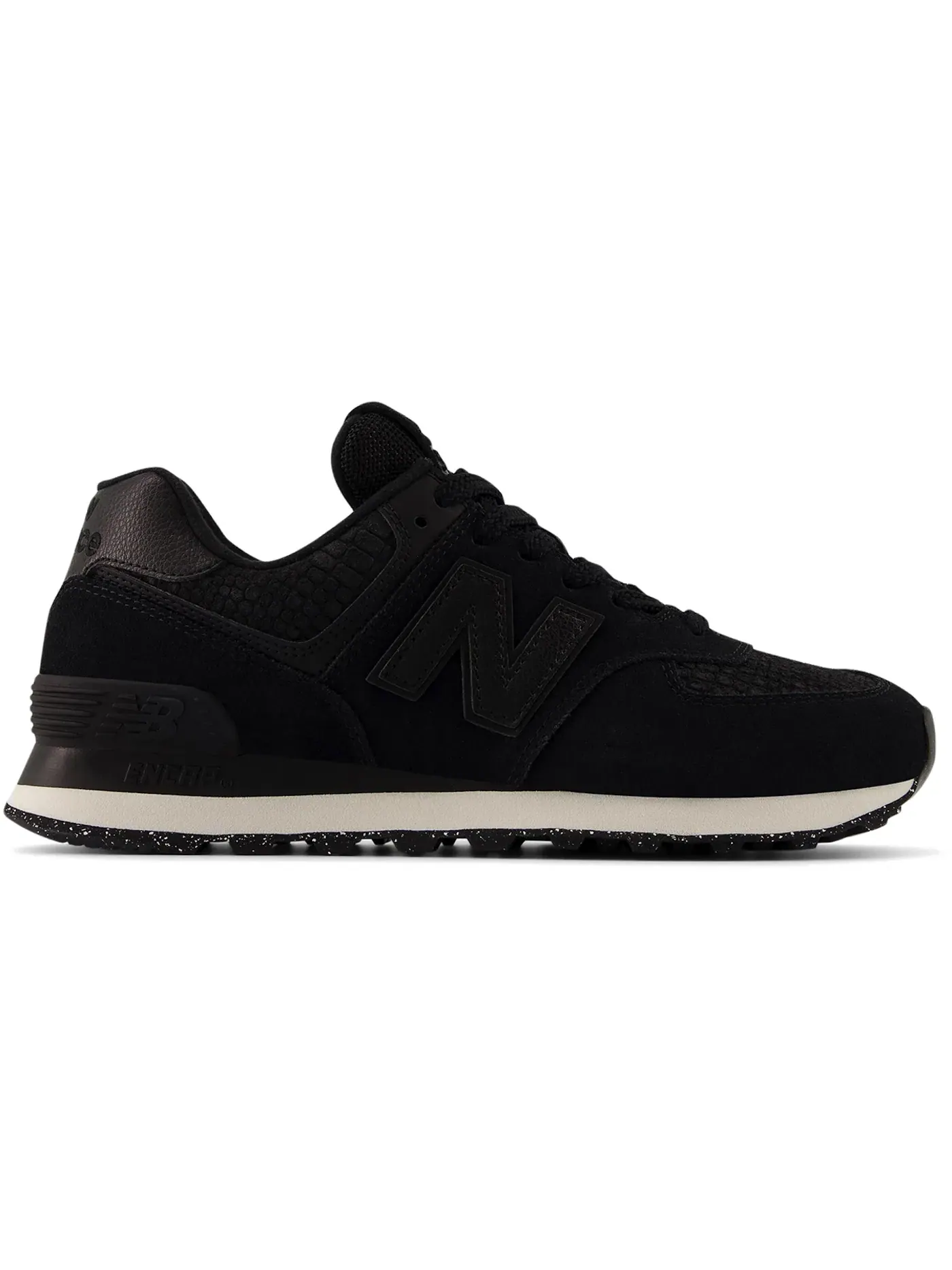 Женские кроссовки Lifestyle New Balance 574 — изображение 1 из 1, черный/металлик черный