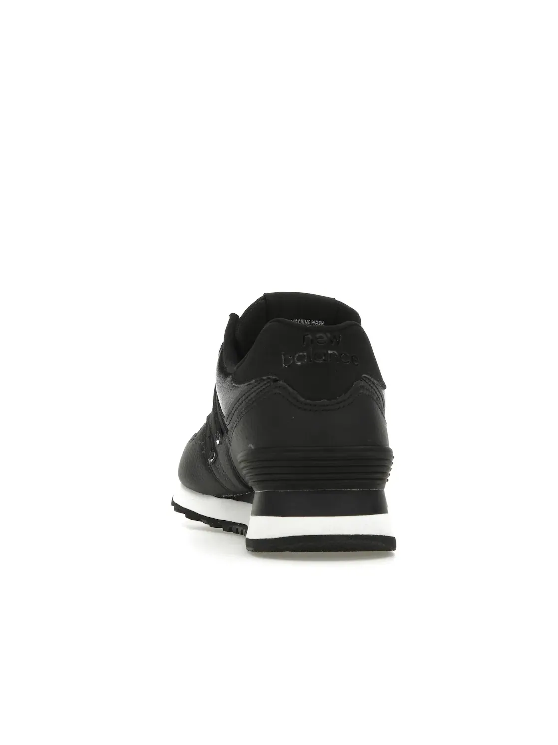 Женские кроссовки с кожаным верхом New Balance 574 — изображение 4 из 4, черный/белый