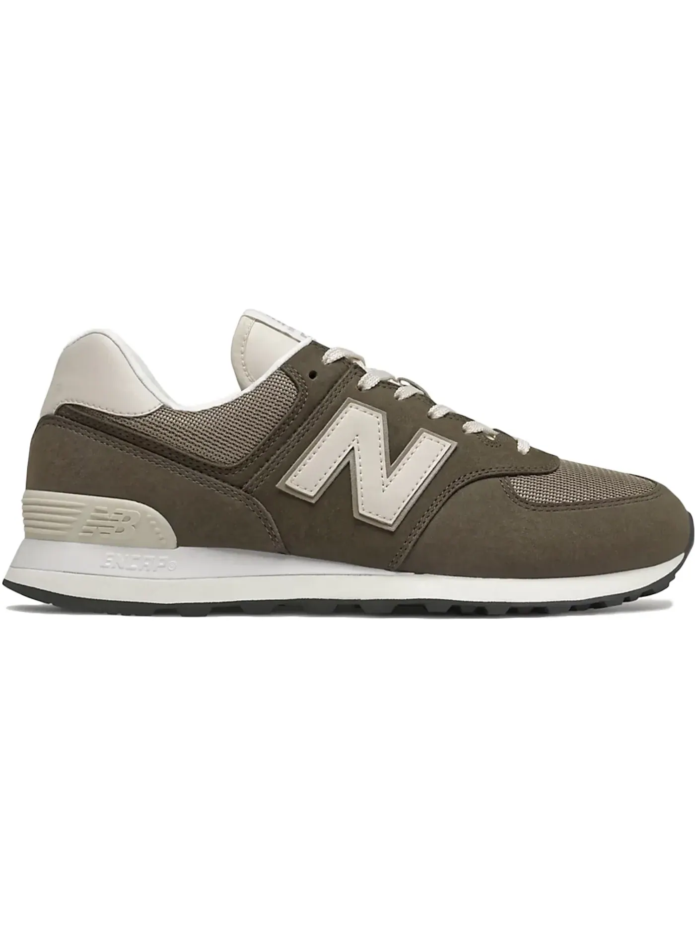Мужские кроссовки Lifestyle New Balance 574 — изображение 1 из 1, черный оливковый белый