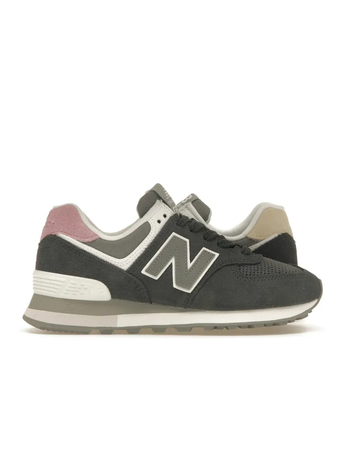 Мужские кроссовки Lifestyle New Balance 574 — изображение 1 из 4, черный/розовый
