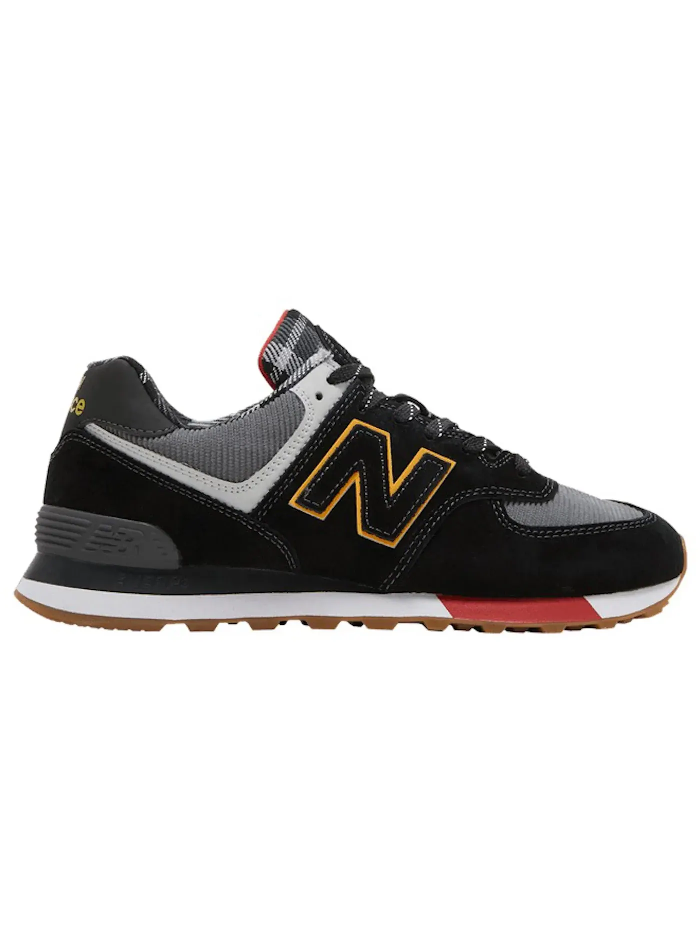 Мужские кроссовки Lifestyle New Balance 574 — изображение 1 из 1, черный красный