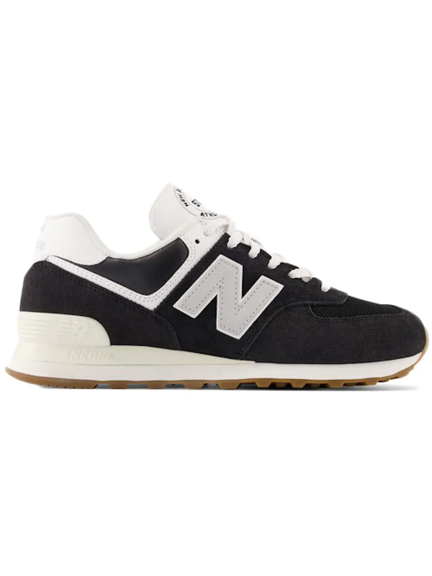 Мужские кроссовки Lifestyle New Balance 574 — изображение 1 из 1, черный/белый