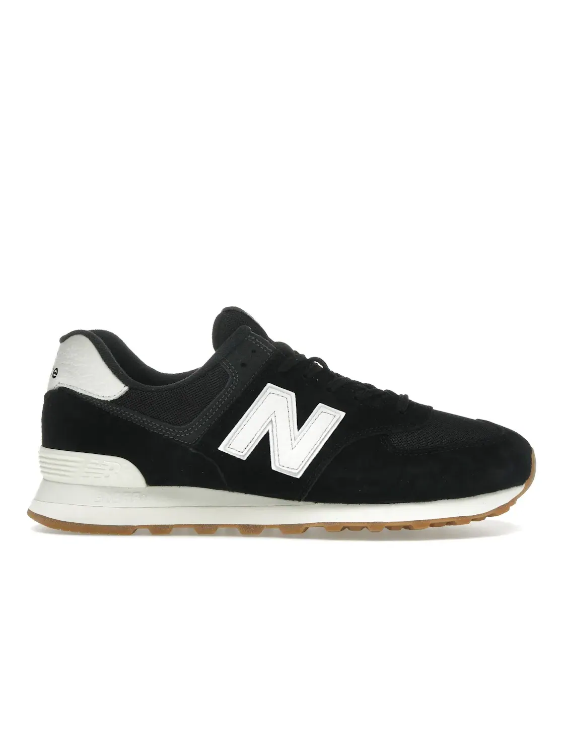 Мужские кроссовки для повседневной носки New Balance 574 — изображение 1 из 4, черный/белый