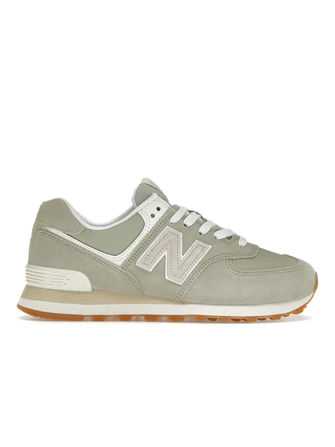 Женские кроссовки Lifestyle New Balance 574 — изображение 1 из 4, зеленый