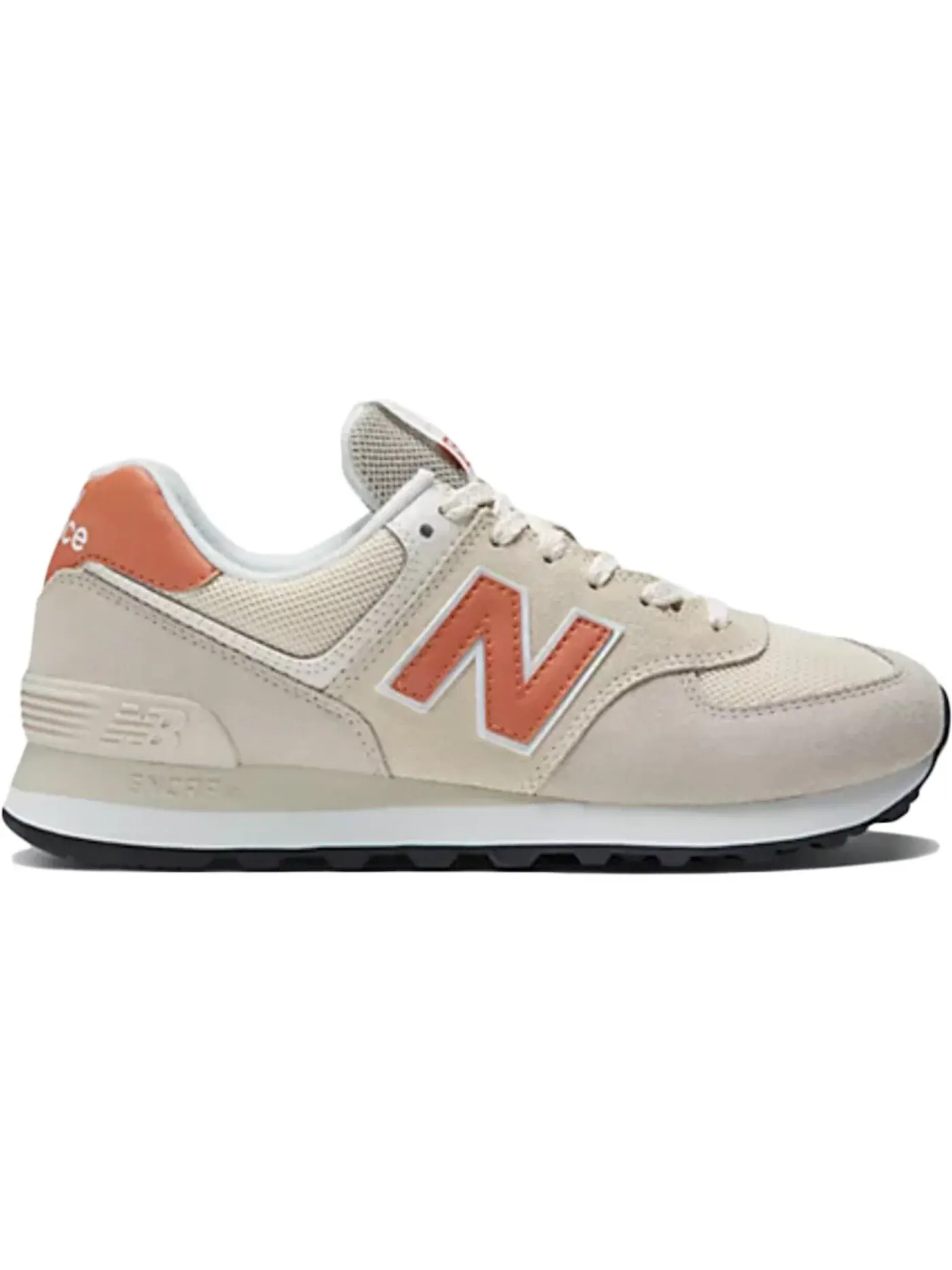 Женские кроссовки Lifestyle New Balance 574 — изображение 1 из 1, оранжевый/белый